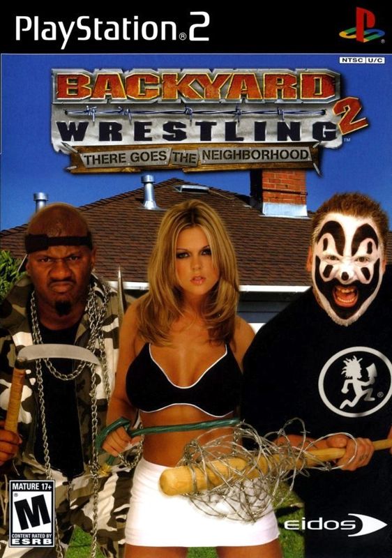 Backyard Wrestling 2 box art for Xbox